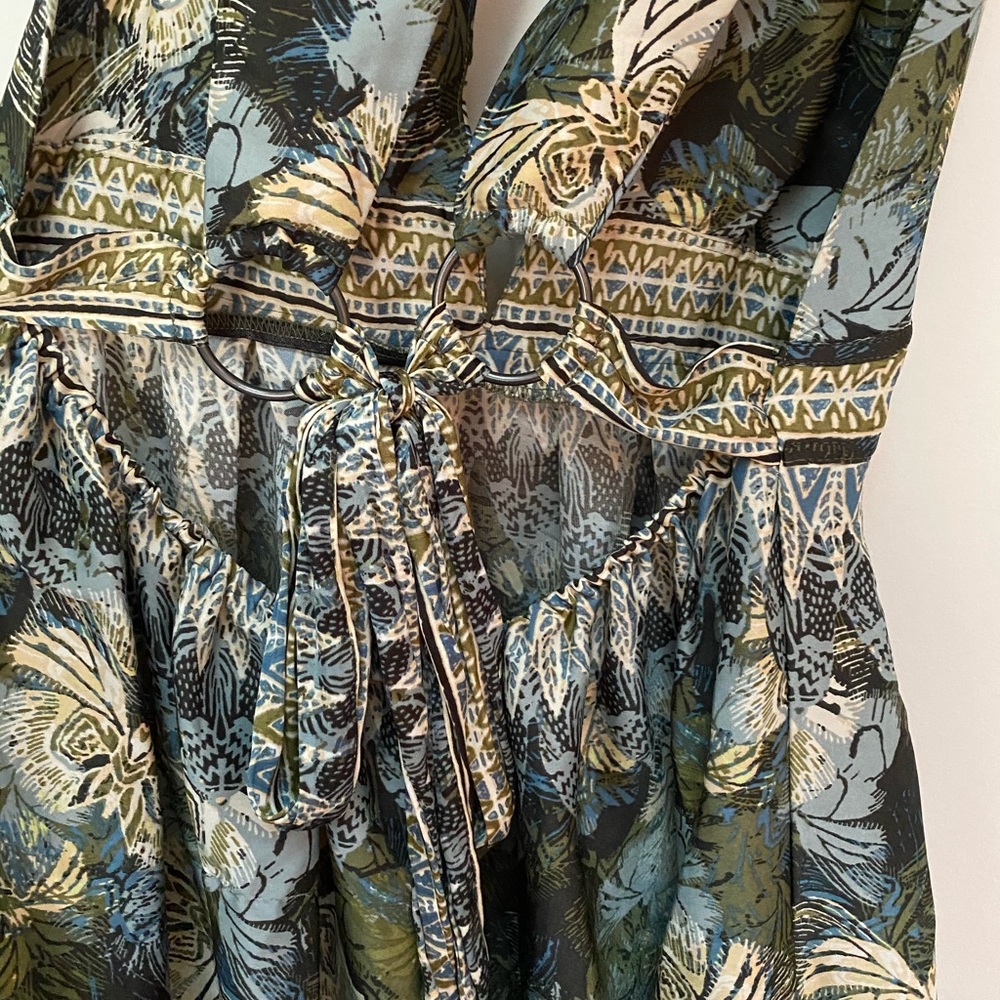NWOT!! Free People tie back mini dress - Picture 10 of 14